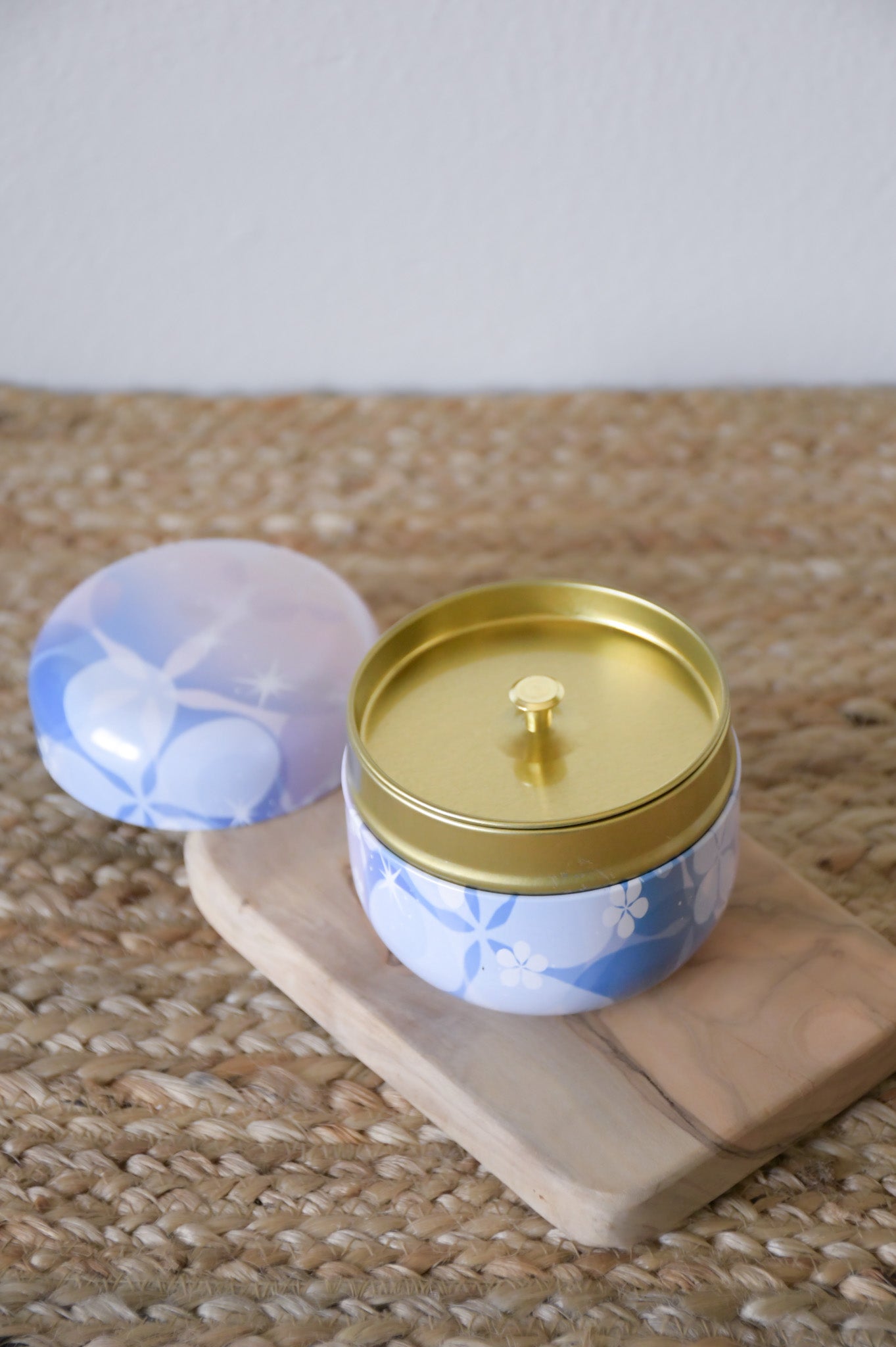 Azure Blossoms Container