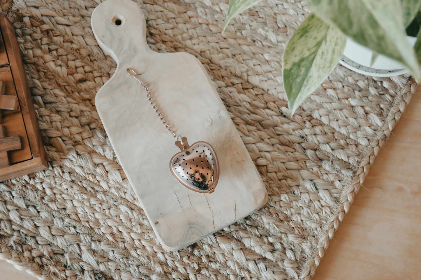 Rose Gold Heart Shape Infuser