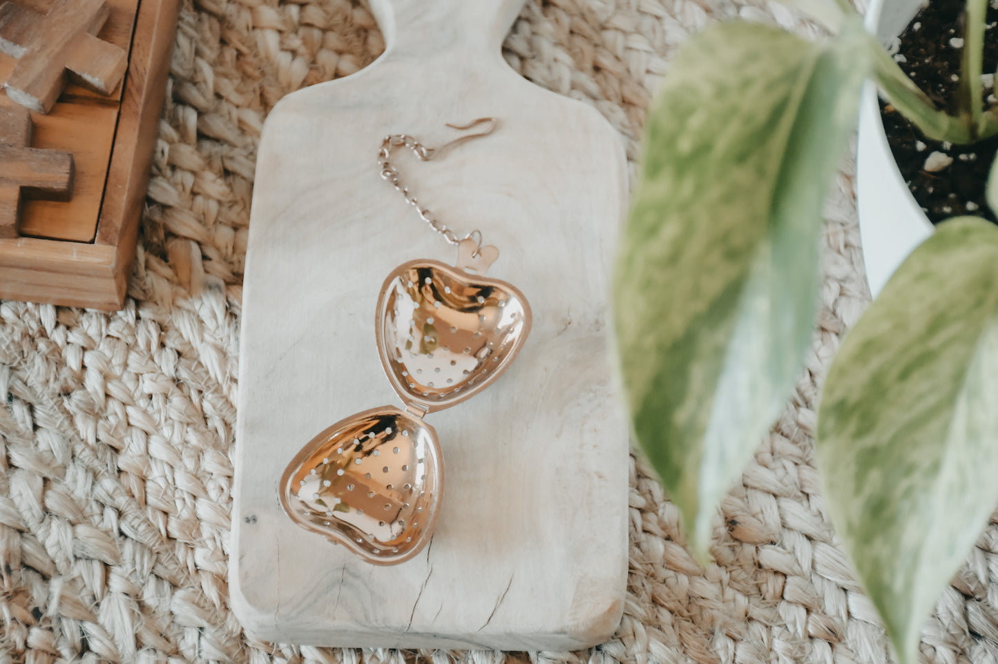 Rose Gold Heart Shape Infuser