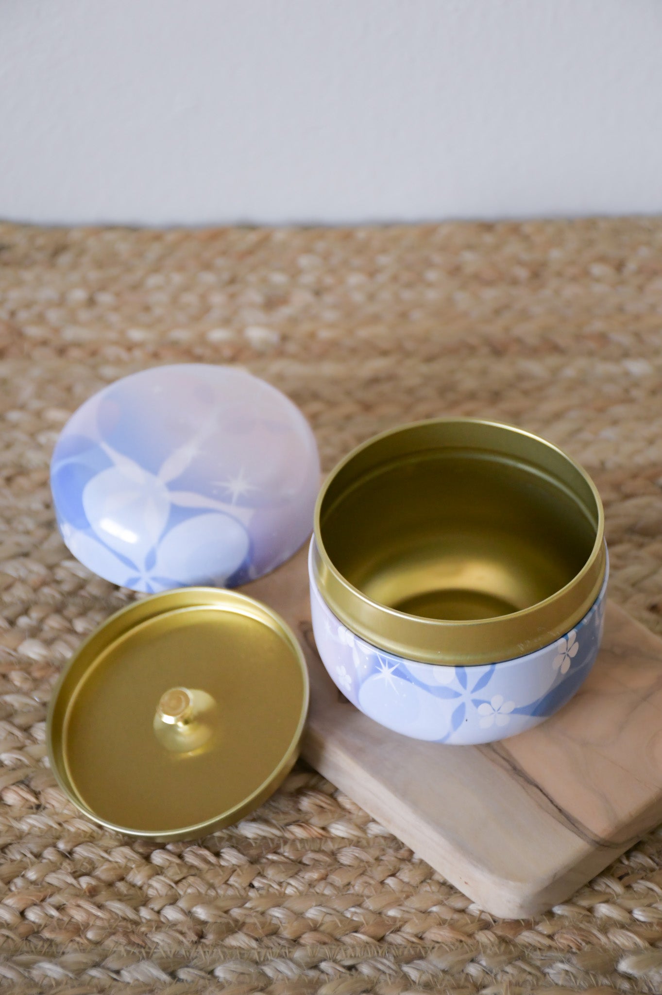 Azure Blossoms Container